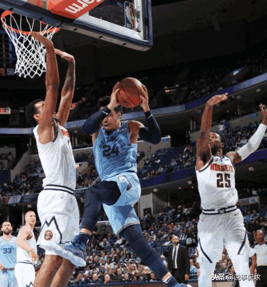 🏀灰熊vs掘金直播视频，一场西部硬仗，我连看三遍都没腻
