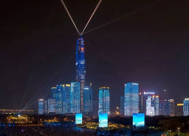 天河vs福田夜景直播视频，谁才是广州夜空中最亮的星？
